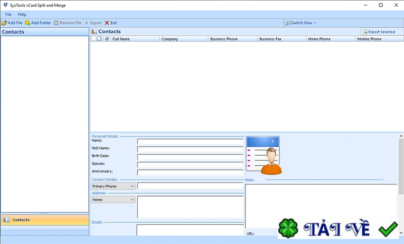 systools-vcard-split-and-merge image