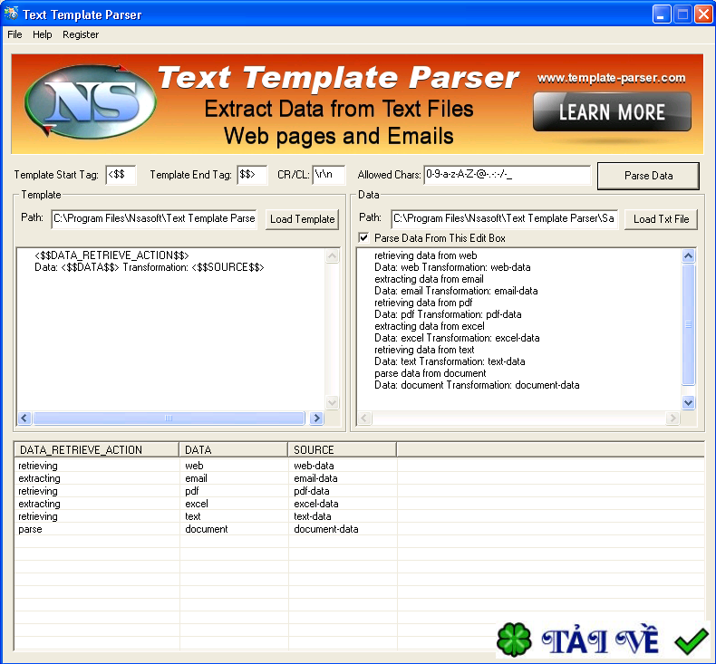 text-template-parser image