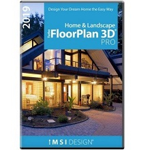 TurboFloorPlan Home & Landscape Pro 2019 Tạo không gian sống 3D