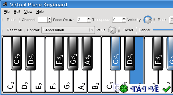 virtual-midi-piano-keyboard image