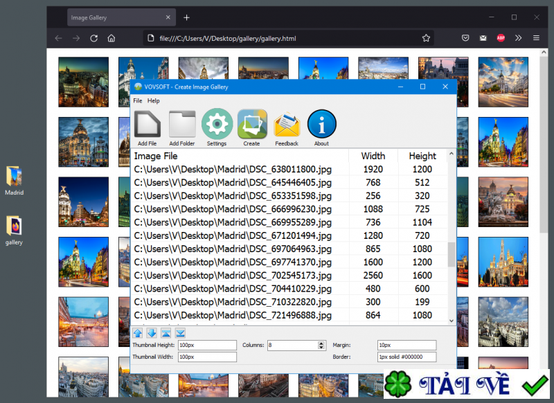 vovsoft-create-image-gallery image