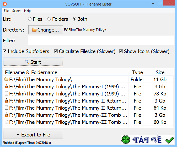 vovsoft-filename-lister-1 image