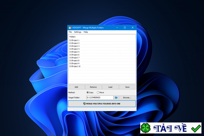 vovsoft-merge-multiple-folders image