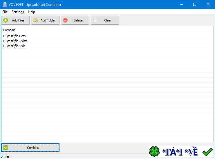 vovsoft-spreadsheet-combiner image
