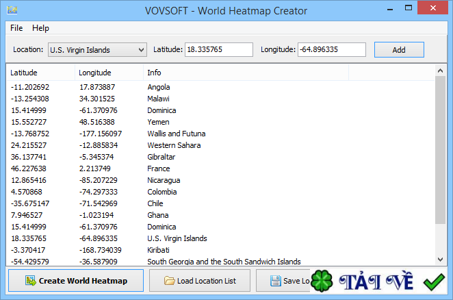 vovsoft-world-heatmap-creator image