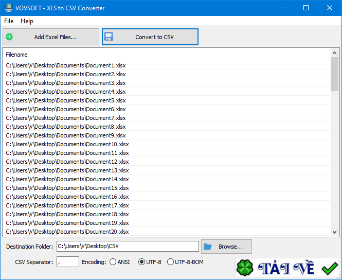 vovsoft-xls-to-csv-converter image