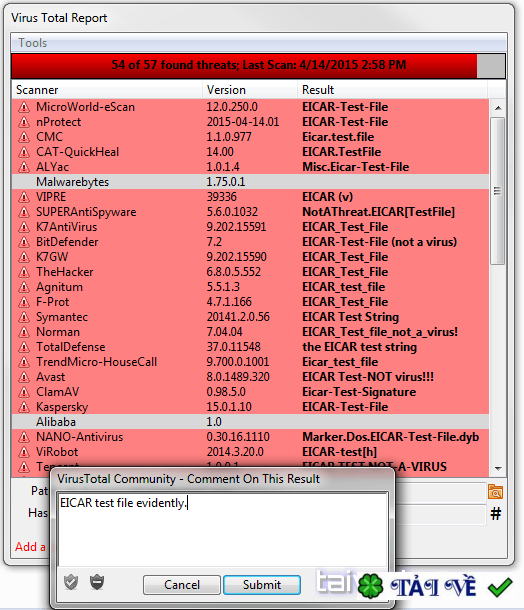 vt-hash-checks image