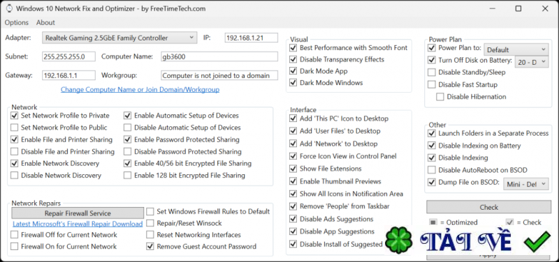 windows-10-network-fix-and-optimizer-utility image