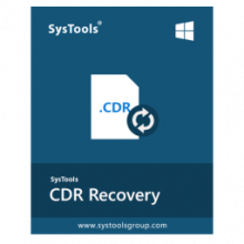 SysTools CDR Recovery 4.0 Khôi phục tệp CDR hư hỏng